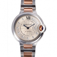 カルティエ自動巻き時計バロン ブルー 33mm WE902044