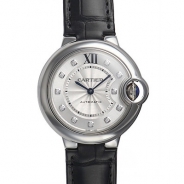 カルティエ自動巻き時計バロン ブルー 33mm W4BB0009
