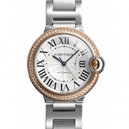 カルティエ自動巻き時計バロン ブルー 36mm WE902081