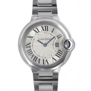 カルティエクォーツ時計バロン ブルー 33mm W6920084