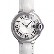 カルティエクォーツ時計バロン ブルー 33mm W6920086