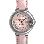 カルティエ自動巻き時計バロン ブルー 33mm WSBB0002