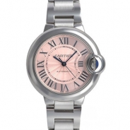カルティエ自動巻き時計バロン ブルー 33mm W6920100