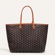 ゴヤールコピーサン・ルイPM バッグ カラーブラック＆ナチュラル  STLOUIPMLTY07CL07P-BLACK-TAN