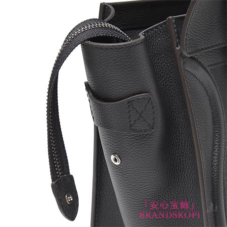 セリーヌ/CELINE/ レザーハンドバッグ/LUGGEGE/ラゲージ マイクロショッパー /ブラック16779-3lug-38no
