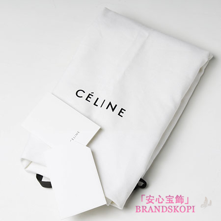 セリーヌ/CELINE/ レザーハンドバッグ/LUGGEGE/ラゲージ ミニショッパー /ブラック×オリーブドラブ 16521-3mba-31ov 