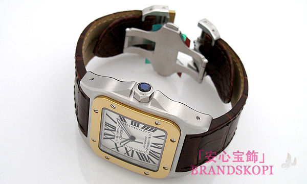 カルティエ サントス１００ ＬＭ W20072X7