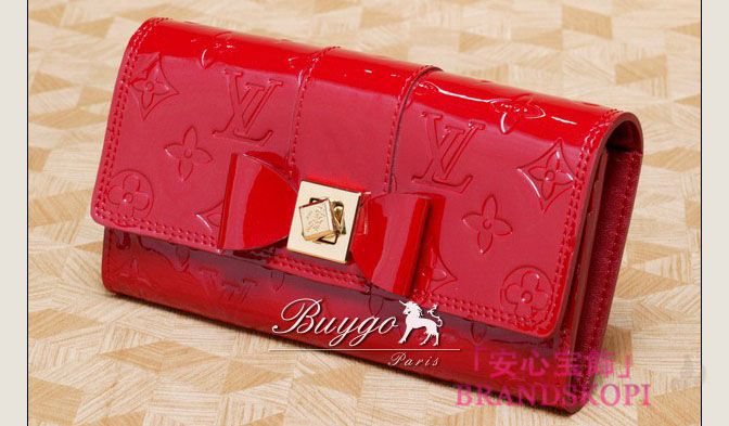 ルイヴィトンコピーヴェルニ財布ツイストロックファスナー長札ポルトフォイユサラ ヌーポムダムール M91499