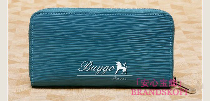LOUIS VUITTON（ルイヴィトン）ジッピーウォレット/エピ/シアン(M60311)