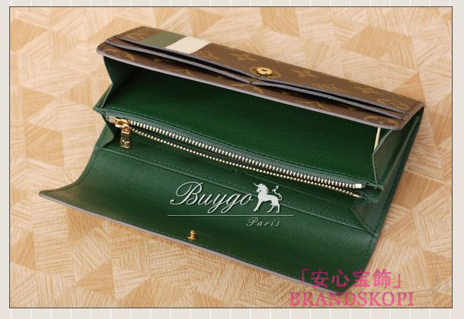ルイヴィトン ポルトフォイユサラ ファスナー長財布 グルーム レッド M60034 