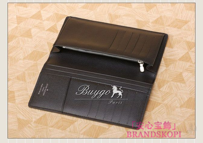 ルイヴィトンブラザ2つ折り長財布/ダミエグラフィットN62665 LOUIS VUITTON