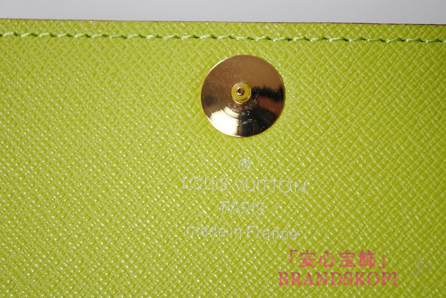 ルイヴィトン LOUIS VUITTON M93748 モノグラムマルチカラー ポルト フォイユサラ 2つ折り財布 ピスタッシュ