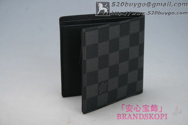 ルイヴィトン　ヴィトン　　ダミエグラフィット　メンズ二つ折り小銭入れ付　ポルトフォイユマルコ　NM　N62664