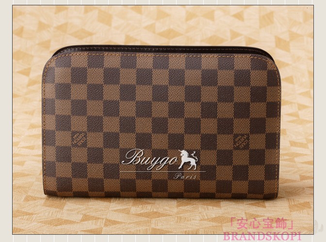 ルイヴィトン　LOUIS VUITTON　ヴィトン　バッグ　ダミエ　LV　メンズ　セカンドバッグ　ポーチ　サンルイ　N51993