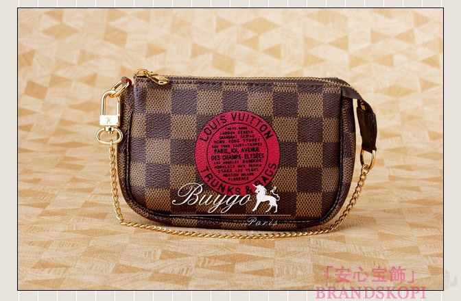 ルイヴィトン LOUIS VUITTON ミニポシェットアクセサリーポーチ T&B (N58011)ダミエ 