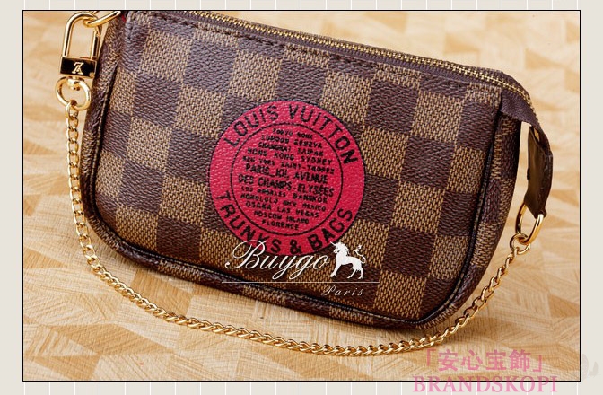 ルイヴィトン LOUIS VUITTON ミニポシェットアクセサリーポーチ T&B (N58011)ダミエ 
