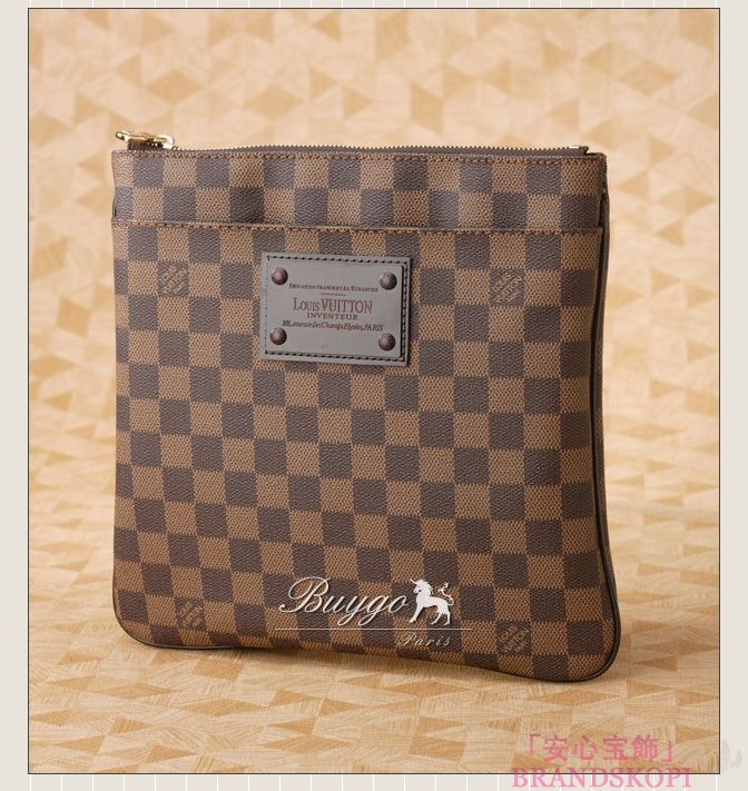 LOUIS VUITTON 【ルイヴィトン】ダミエ　ポシェットプラットブルックリンN41100　ショルダーバッグ