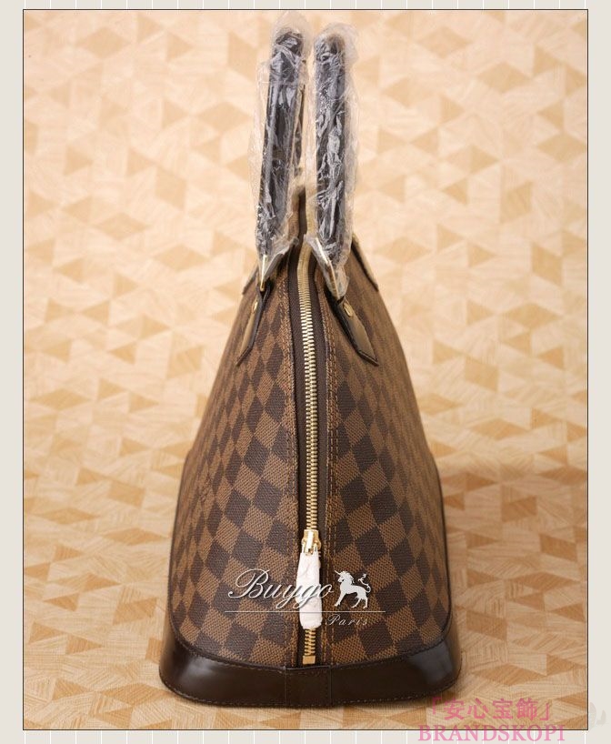 【LOUIS VUITTON】ルイヴィトン ダミエ ”アルマ” ハンドバッグ エベヌ N53151