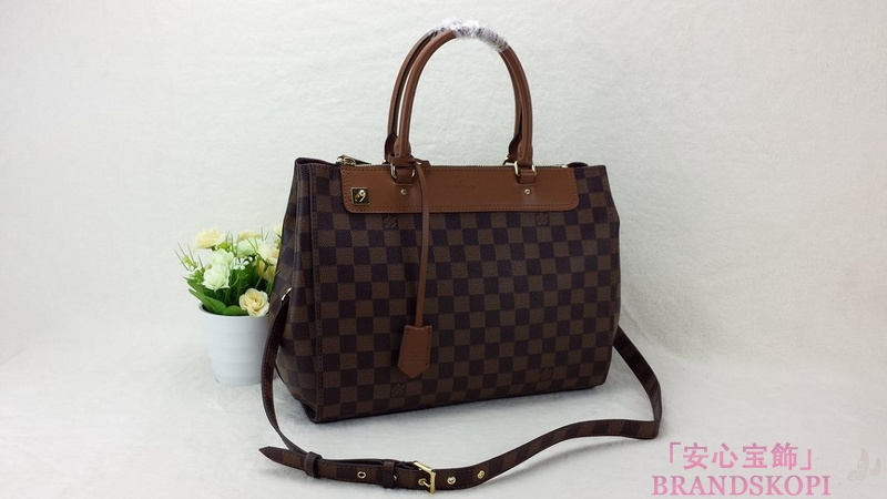 ルイヴィトン(LOUIS VUITTON) ダミエ グリニッジ　2WAYトートバッグ　ハンドバッグ　 N41337