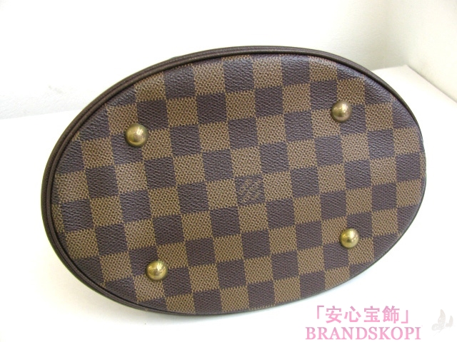 ルイ ヴィトン ダミエ エベヌ マレ ショルダー トート バッグ バケツ型 ゴールド 金具 ポーチ 付き N42240