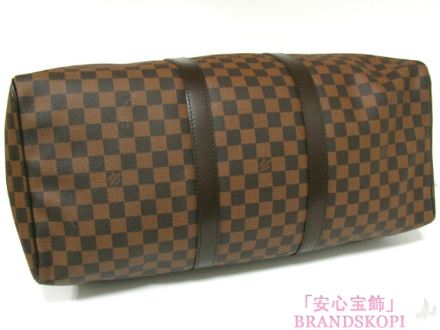 【LOUIS VUITTON】ルイヴィトン ダミエ ”キーポル50” 旅行用ボストンバッグ N41427