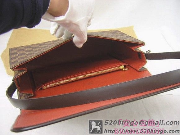 ルイヴィトン　ダミエ　トライベッカロン　N51160　セミショルダーバッグ