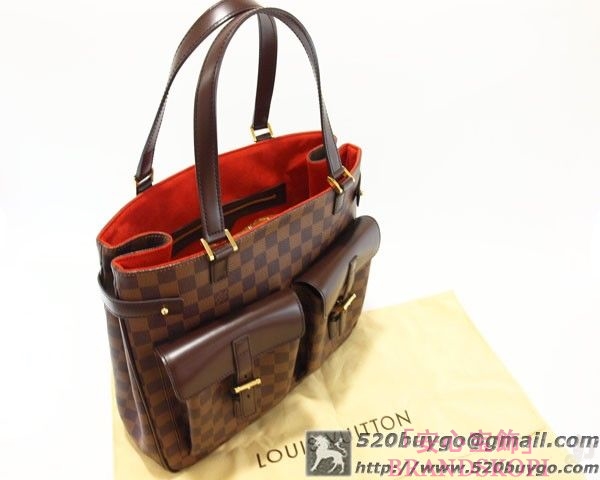 ルイヴィトン(LOUIS VUITTON) ダミエ ユゼス　ショルダートートバッグ N51128