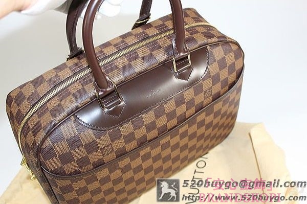 LOUIS VUITTON【ルイヴィトン】ドーヴィル N47272 スペシャルオーダー　 ボストンバッグ ダミエキャンバス レディース