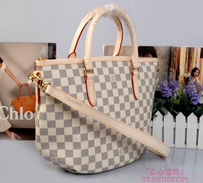 ルイヴィトン LOUIS VUITTON ダミエアズール リヴィエラMM ショルダーバッグ N48252/N48250