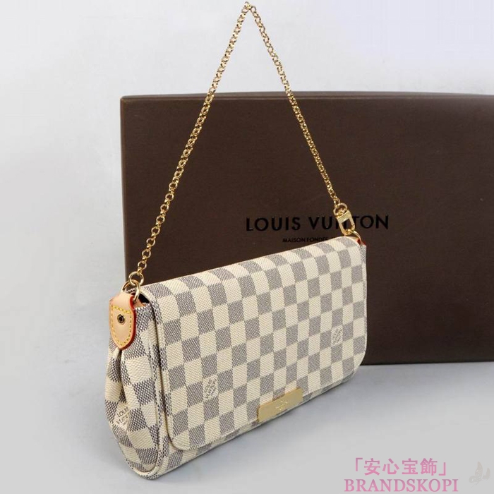 ルイヴィトン LOUIS VUITTON ダミエアズール フェイボリットMM ショルダーバッグ N41275