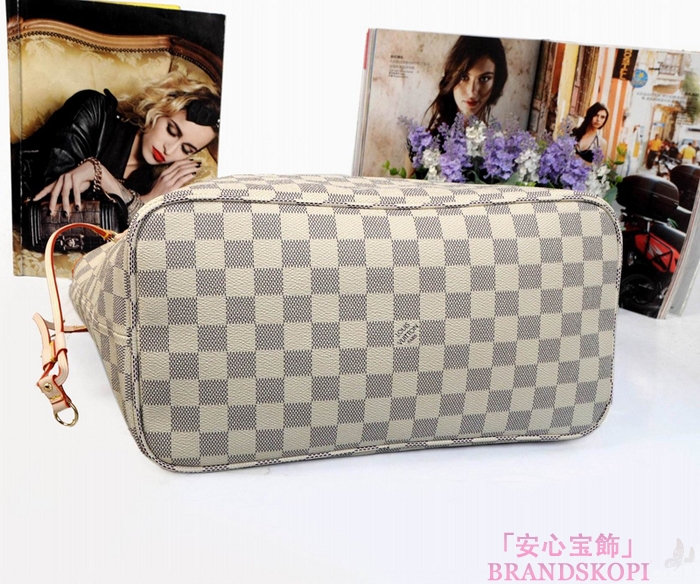ルイヴィトン バッグ LOUIS VUITTON ダミエアズール ネヴァーフルMM トートバッグ N41361/N41360