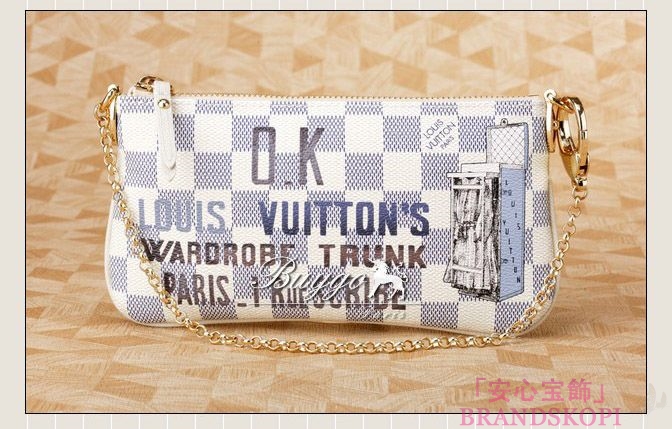 LOUIS VUITTONルイヴィトン　ダミエアズール　ポシェットミラＭＭ　　N63090