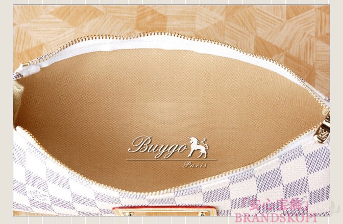 ルイヴィトンエヴァショルダーバッグアズールダミエ白N55214 LOUIS VUITTON