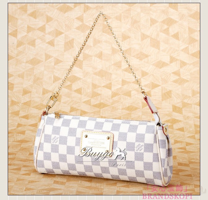 ルイヴィトンエヴァショルダーバッグアズールダミエ白N55214 LOUIS VUITTON