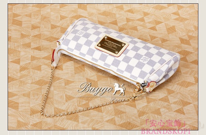 ルイヴィトンエヴァショルダーバッグアズールダミエ白N55214 LOUIS VUITTON