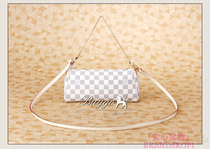 ルイヴィトンエヴァショルダーバッグアズールダミエ白N55214 LOUIS VUITTON