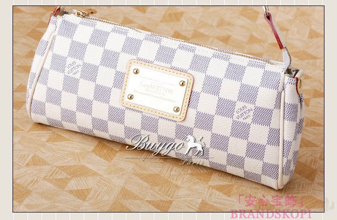 ルイヴィトンエヴァショルダーバッグアズールダミエ白N55214 LOUIS VUITTON