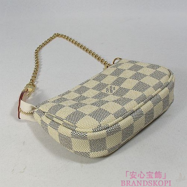 ルイヴィトン ミニアクセサリーポーチ N58010 LOUIS VUITTON ダミエアズール