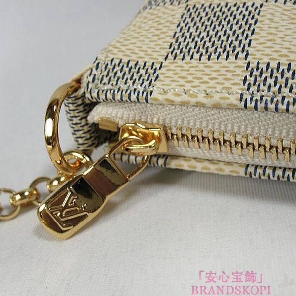 ルイヴィトン ミニアクセサリーポーチ N58010 LOUIS VUITTON ダミエアズール