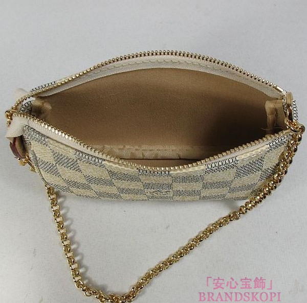 ルイヴィトン ミニアクセサリーポーチ N58010 LOUIS VUITTON ダミエアズール