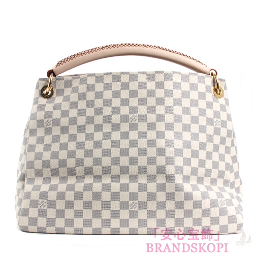 ルイヴィトン LOUIS VUITTON ダミエ アズール アーツィーGM ハンドバッグ ホワイト N41173
