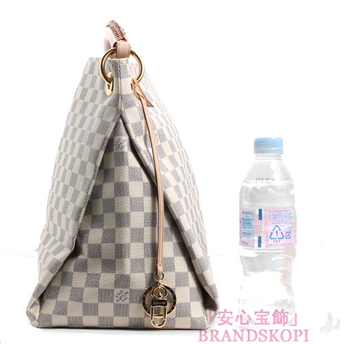 ルイヴィトン LOUIS VUITTON ダミエ アズール アーツィーGM ハンドバッグ ホワイト N41173