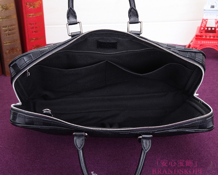 ルイヴィトン LOUIS VUITTON ダミエアンフィニ メテオール ポルト ドキュマンヴォワイヤージュ N41197