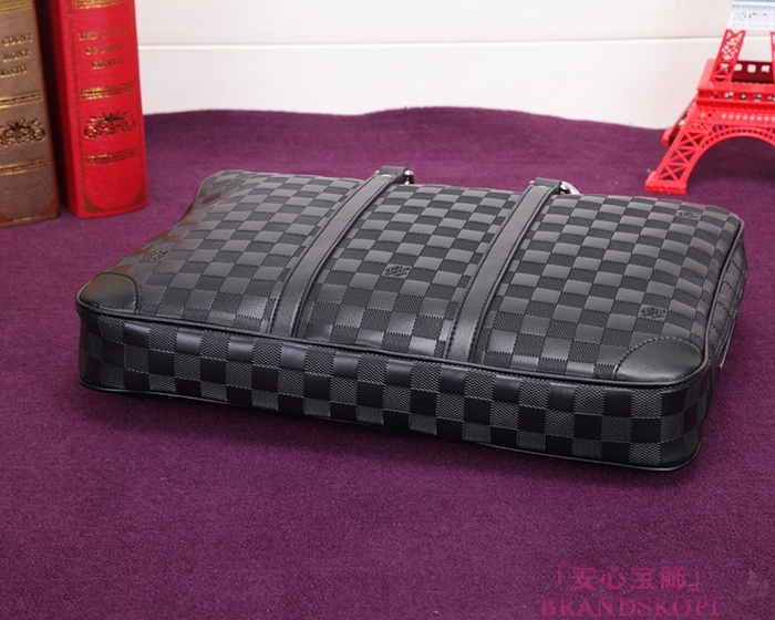 ルイヴィトン LOUIS VUITTON ダミエアンフィニ メテオール ポルト ドキュマンヴォワイヤージュ N41197