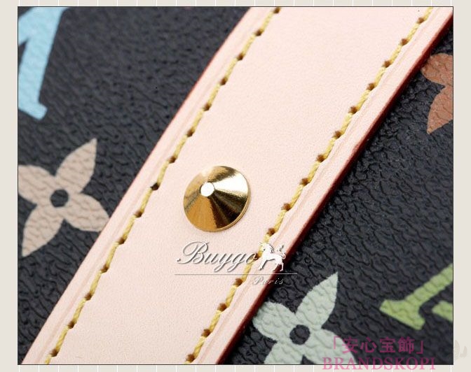 LOUIS VUITTON モノグラムマルチカラー キーポル45　ボストンバッグ　ノワール M92640