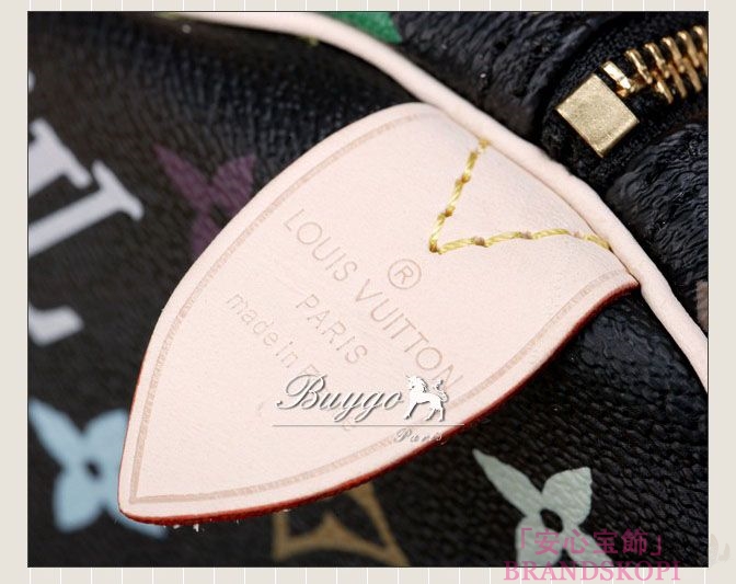 LOUIS VUITTON モノグラムマルチカラー キーポル45　ボストンバッグ　ノワール M92640
