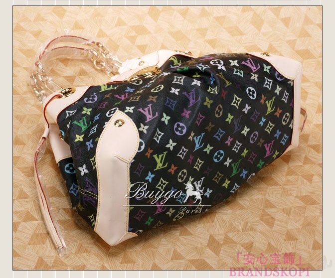 LOUIS VUITTON 【ルイヴィトン】 モノグラムマルチカラー ウルスラ M40124 BLACK 