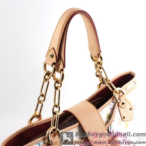 ルイヴィトン LOUIS VUITTON モノグラム マルチカラー アニーGM ショルダーバッグ ブロン M40303