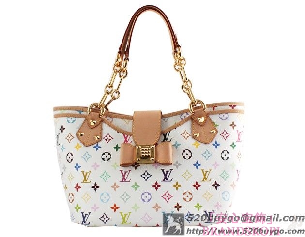 ルイヴィトン LOUIS VUITTON モノグラム マルチカラー アニーGM ショルダーバッグ ブロン M40303