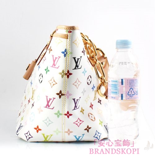 ルイヴィトン LOUIS VUITTON モノグラム マルチカラー アニーGM ショルダーバッグ ブロン M40303